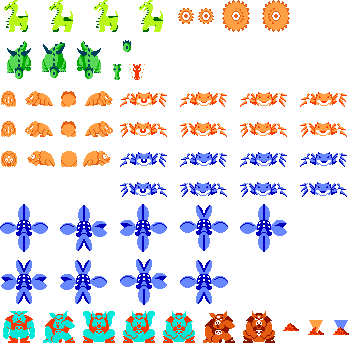 legend of zelda nes sprites bosses