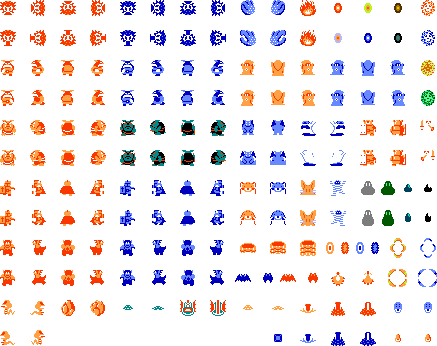 legend of zelda nes sprites enemies