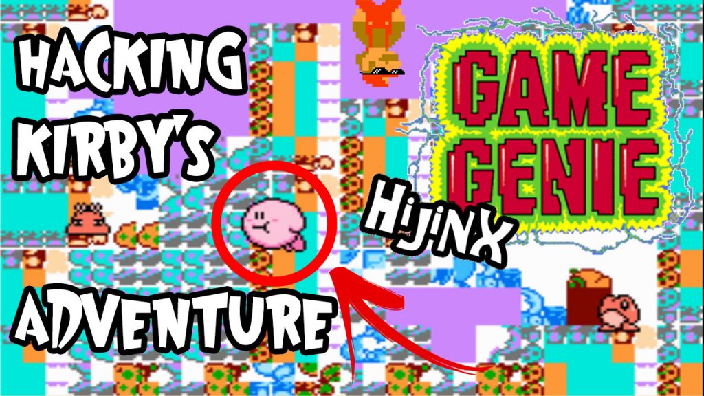 Kirby's Adventure Game Genie Codes Video Game Hacking Super Mayhem