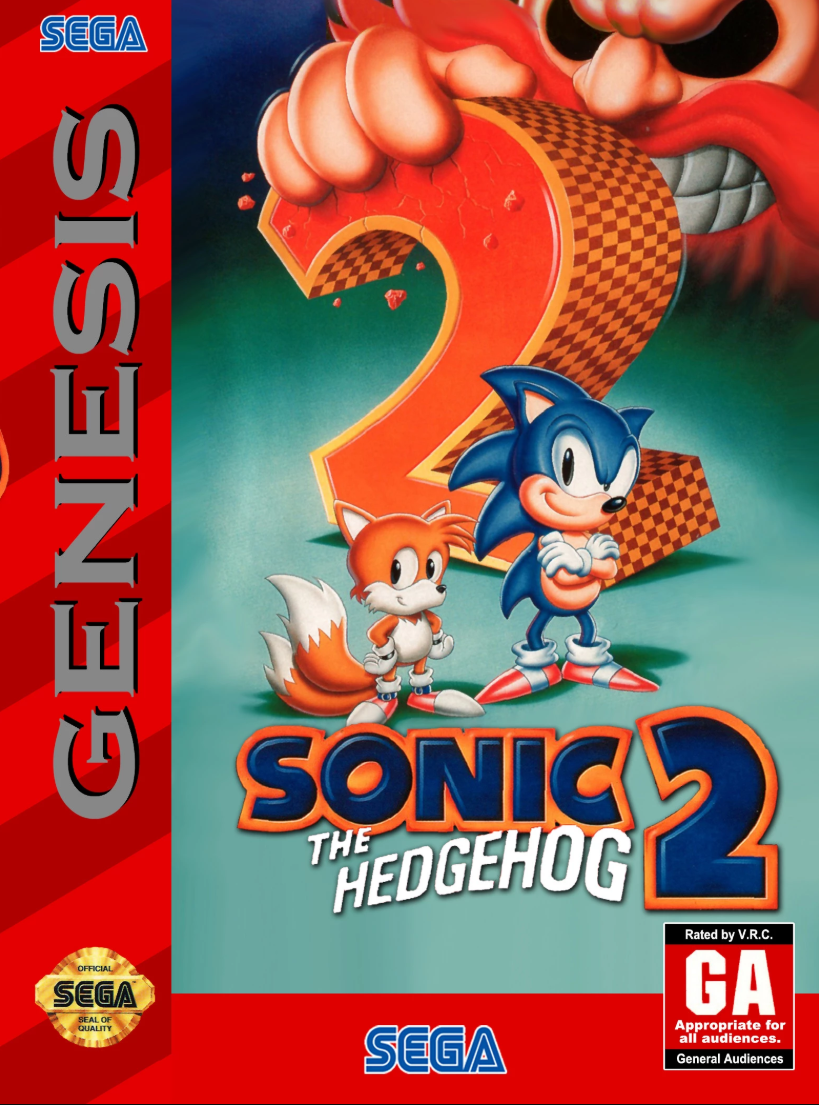 Игры соник 2 сега. Игра Sonic the Hedgehog 2. Sonic 2 Genesis обложка. Sonic the Hedgehog 1992 игра. Sega Genesis Sonic 2.