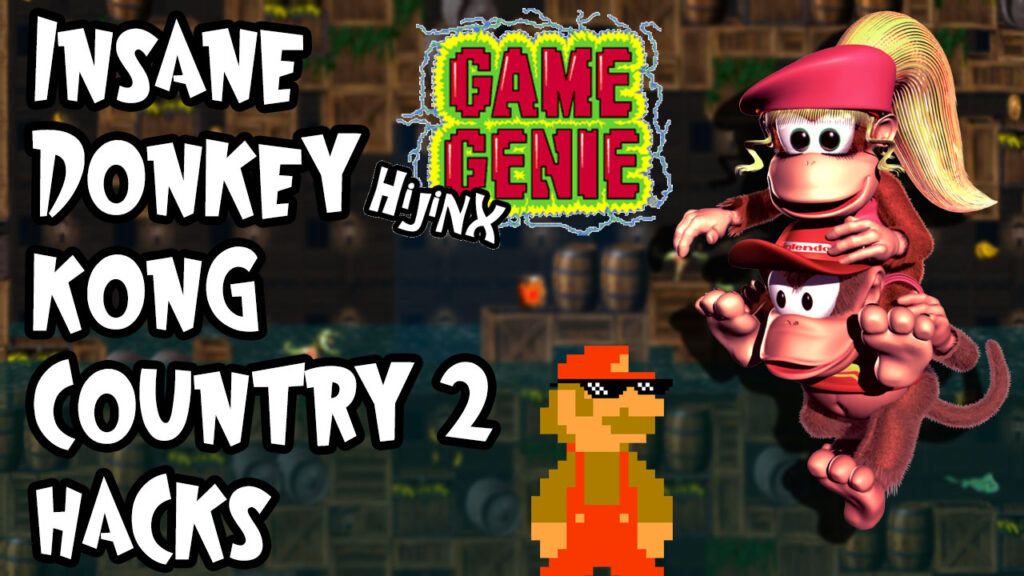 donkey kong country 2 game genie codes